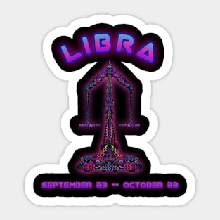 Libra 7b Black Sticker